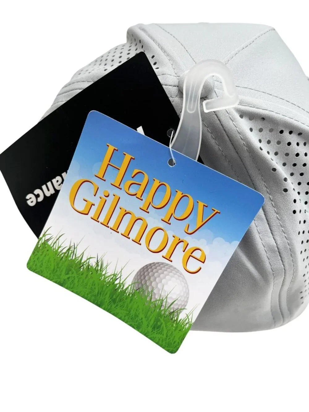 Happy Gilmore Just Tap It In Golf Hat Light Gray NWT